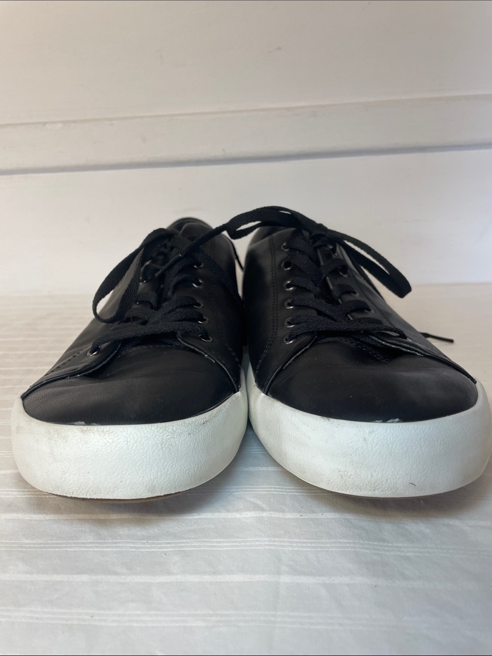 Sperry Top-Sider Men's Black Leather lace up sneakers casual work shoes size 11 - Picture 11 of 16